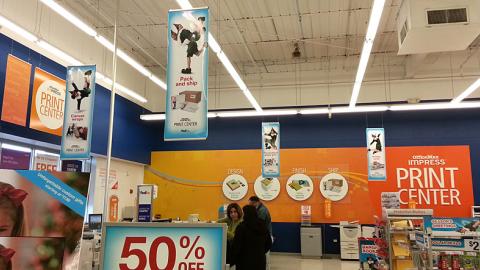 OfficeMax ImPress Print Center Holiday Ceiling Banners
