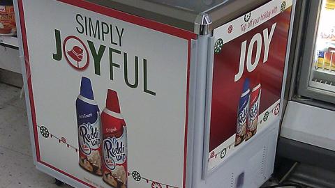 Reddi-Wip Meijer 'Simply Joyful' Cooler Signs