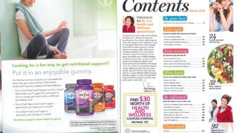 'All You' Health & Wellness Issue Pages