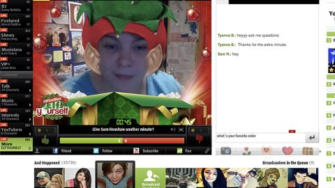YouNow OfficeMax 'Elf Yourself Live' Channel