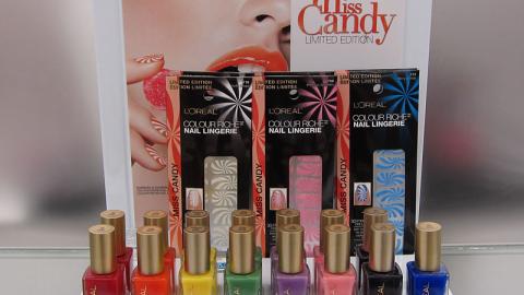 L'Oreal Miss Candy Countertop Display