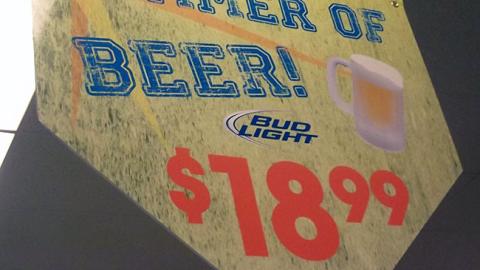 QFC Bud Light 'Summer of Beer' Ceiling Pennant