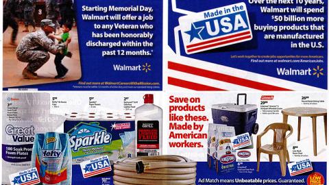 Walmart 'Made in the USA' Circular Wrap