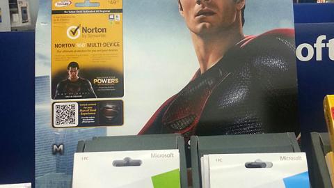 Norton Walmart 'Man of Steel' Header