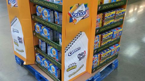 Nabisco Walmart 'More School' Pallet