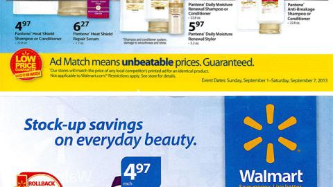 P&G Walmart Health & Beauty Insert
