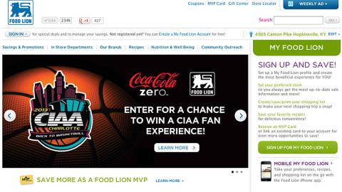 Food Lion Coke 'CIAA Experience' Carousel Ad