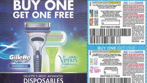 Gillette 'Buy One Get One' FSI