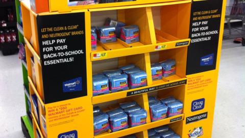 J&J Walmart 'More School' Pallet