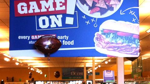 Stop & Shop 'Game On' Ceiling Banner