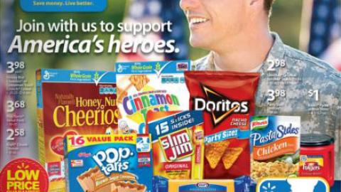 Walmart 'Saluting Heroes Together' Feature