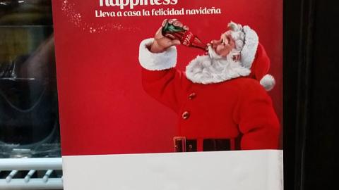 Coca-Cola 'Holiday Happiness' Cooler Cling