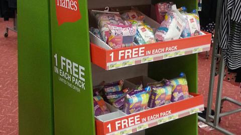 Hanes Target 'Free' Floorstand