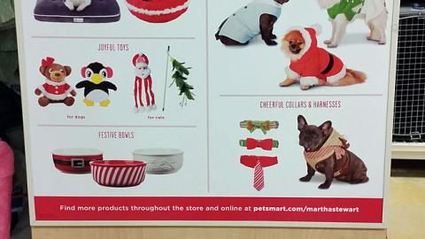 Martha Stewart Pets PetSmart 'Gift Guide' Side Panel