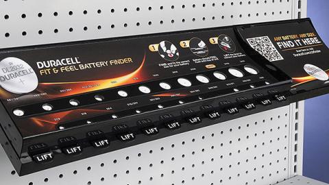 Duracell Fit & Feel Battery Selector