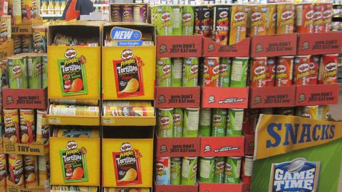 Pringles Walmart 'Game Time' Pallets