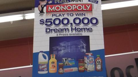 Albertsons 'Monopoly' Ceiling Sign