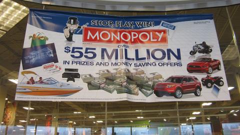 Shaw's 'Monopoly' Banner
