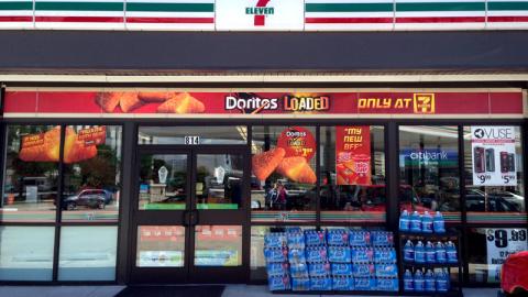 7-Eleven Doritos Loaded Storefront Banner