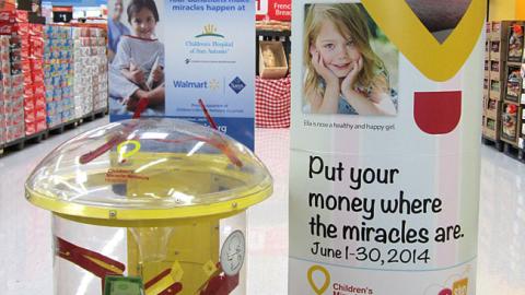 Walmart Children's Miracle Network Collection Stand