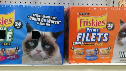 Friskies PetSmart 'Grumpy Cat' Packaging