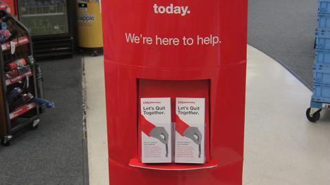 CVS 'Ready to Quit' Standee