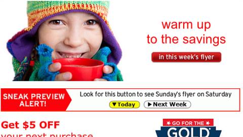 Hannaford 'Go for the Gold' Email Ad