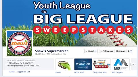 Shaw's 'Youth League to Big League' Facebook Cover