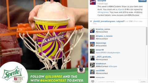 7-Eleven Sprite 6 Mix Slurpee Instagram Update