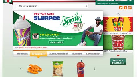 7-Eleven Sprite 6 Mix Sweeps Carousel Ad