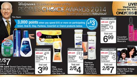 Walgreens P&G 'People's Choice Awards' Feature