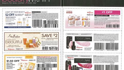 Walgreens 'Discover Beauty Within' Coupon Page