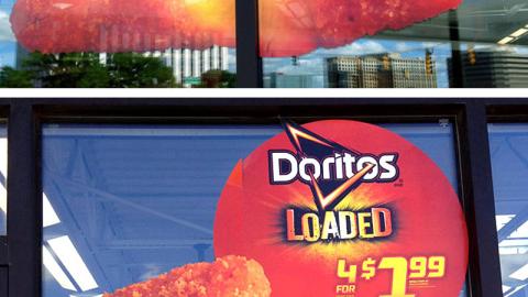 7-Eleven Doritos Loaded Window Clings