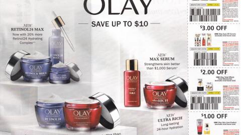 Olay 'Save Up To $10' FSI