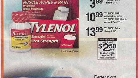 Walgreens Tylenol 'Feel Good Every Day' FSI