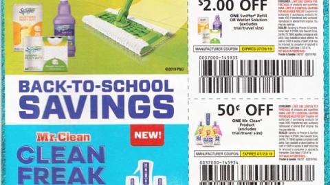 Mr. Clean 'Back To School Savings' FSI