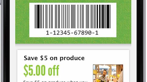 Whole Foods Coupons Mobile App Tab